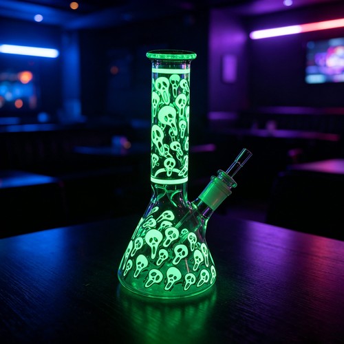 Glow the dark skull - in,