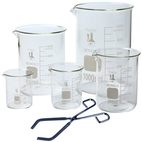 Glass low form - glass, set